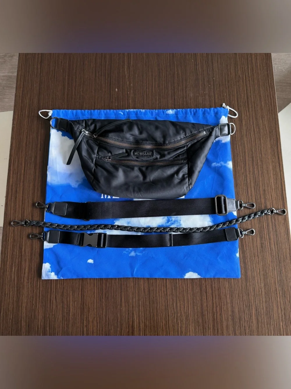 MZ Wallace Bowery Sling in black
